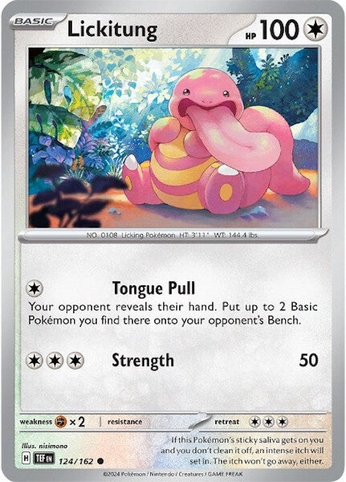 Lickitung (124/162) [Scarlet & Violet: Temporal Forces] | Exor Games Dartmouth