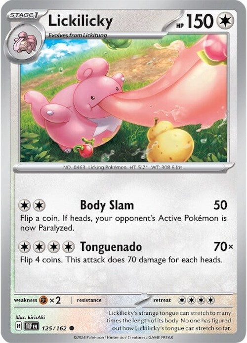 Lickilicky (125/162) [Scarlet & Violet: Temporal Forces] | Exor Games Dartmouth