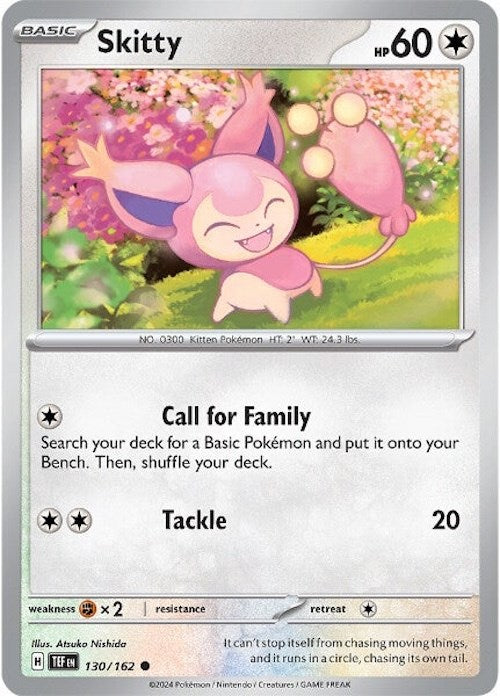 Skitty (130/162) [Scarlet & Violet: Temporal Forces] | Exor Games Dartmouth