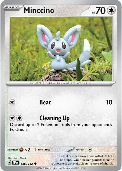 Minccino (136/162) [Scarlet & Violet: Temporal Forces] | Exor Games Dartmouth