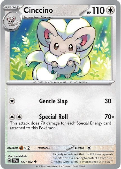 Cinccino (137/162) [Scarlet & Violet: Temporal Forces] | Exor Games Dartmouth