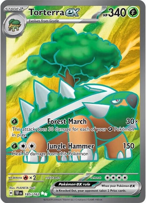 Torterra ex (185/162) [Scarlet & Violet: Temporal Forces] | Exor Games Dartmouth