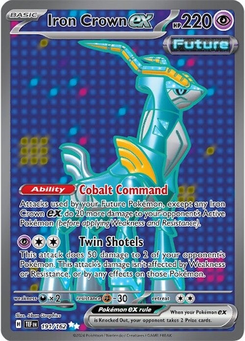 Iron Crown ex (191/162) [Scarlet & Violet: Temporal Forces] | Exor Games Dartmouth