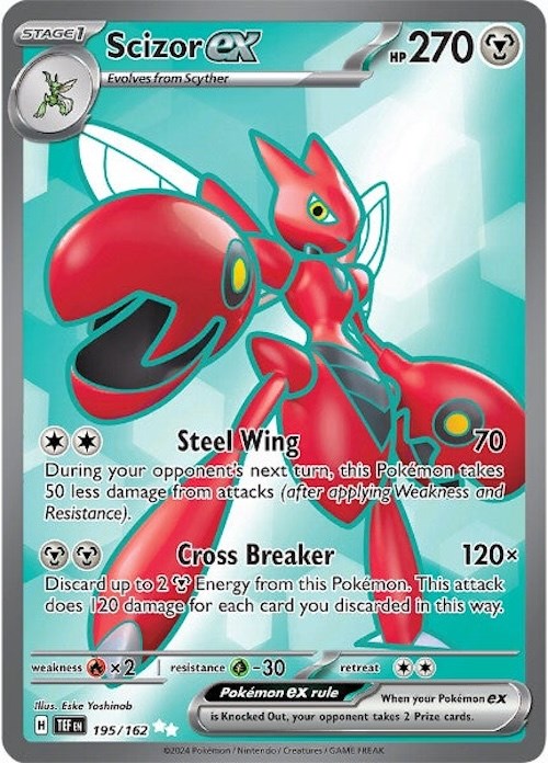 Scizor ex (195/162) [Scarlet & Violet: Temporal Forces] | Exor Games Dartmouth