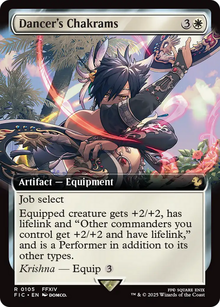 Dancer's Chakrams (Extended Art) [FINAL FANTASY Commander] | Exor Games Dartmouth