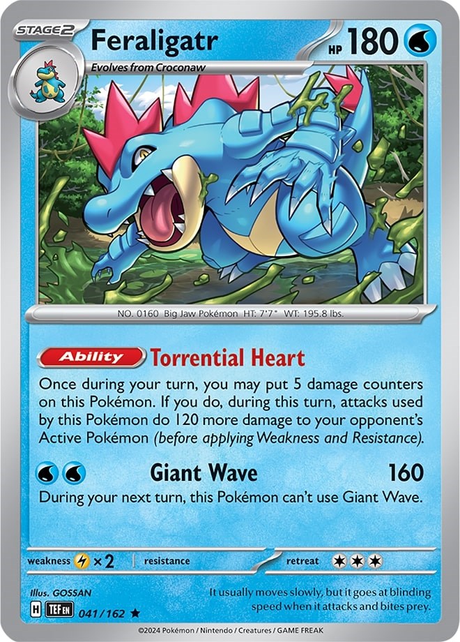 Feraligatr (041/162) (Theme Deck Exclusive) [Scarlet & Violet: Temporal Forces] | Exor Games Dartmouth