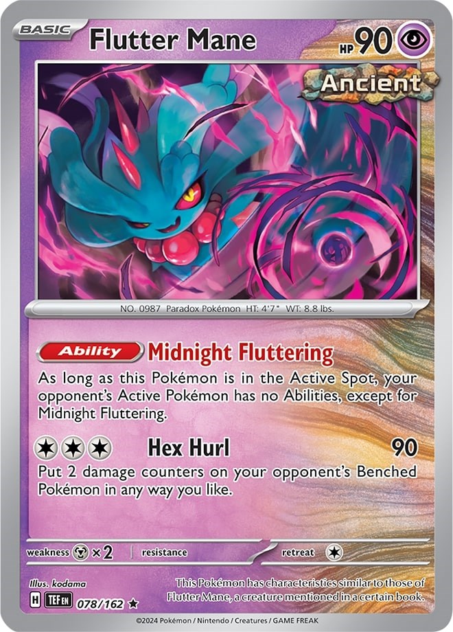 Flutter Mane (078/162) (Theme Deck Exclusive) [Scarlet & Violet: Temporal Forces] | Exor Games Dartmouth