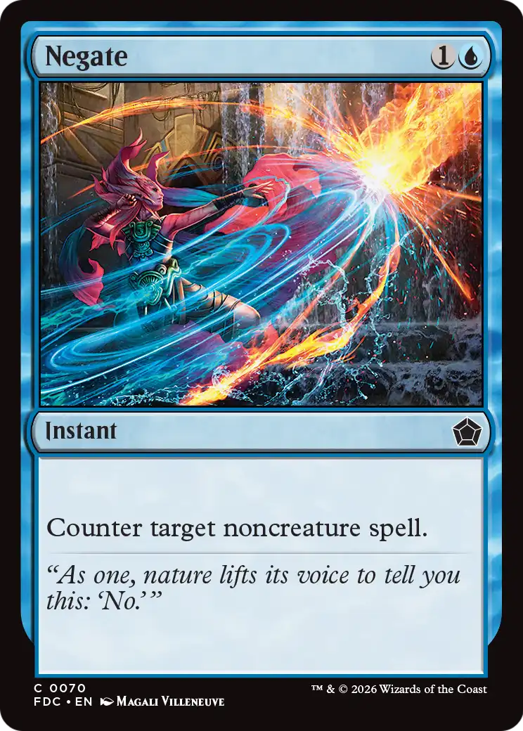 Negate [Foundations Commander] | Exor Games Dartmouth