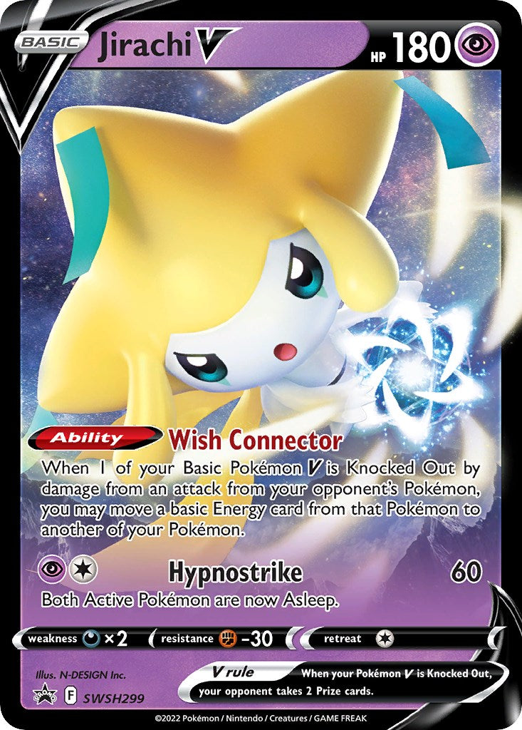 Jirachi V (SWSH299) [Sword & Shield: Black Star Promos] | Exor Games Dartmouth