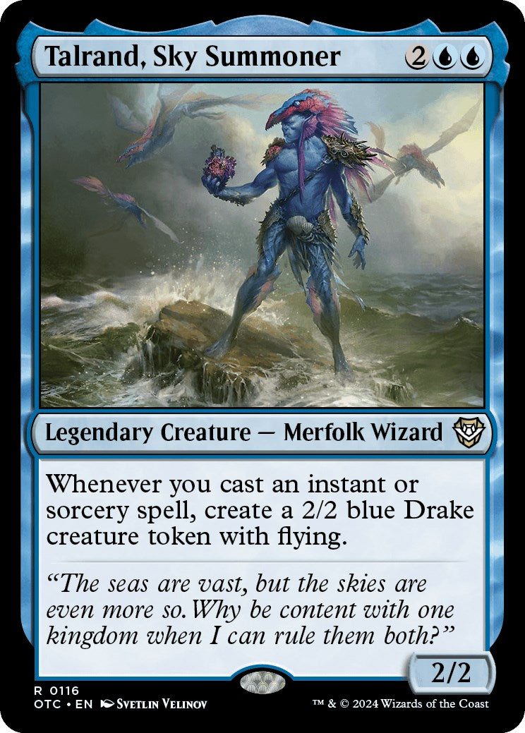 Talrand, Sky Summoner [Outlaws of Thunder Junction Commander] | Exor Games Dartmouth