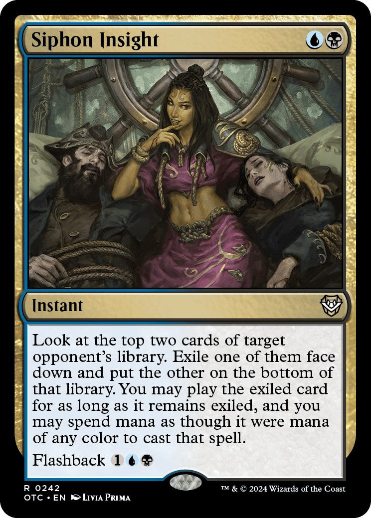 Siphon Insight [Outlaws of Thunder Junction Commander] | Exor Games Dartmouth