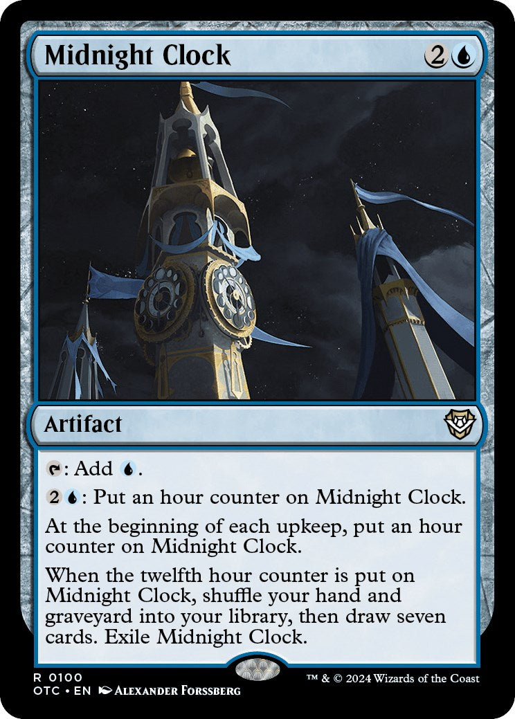 Midnight Clock [Outlaws of Thunder Junction Commander] | Exor Games Dartmouth