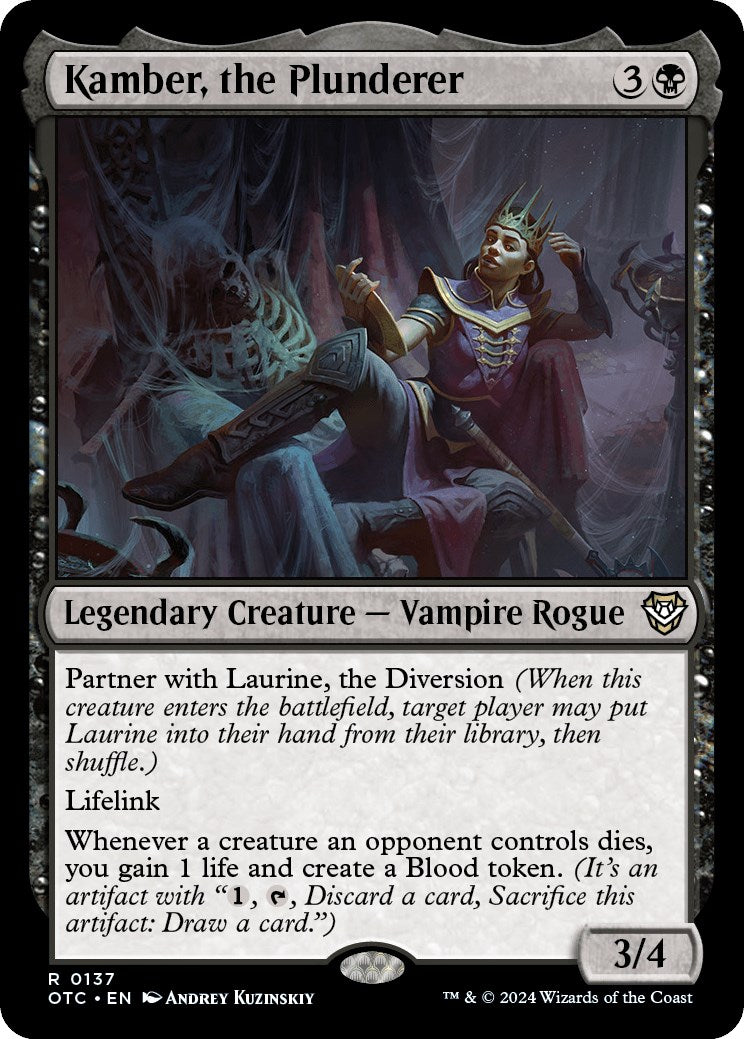 Kamber, the Plunderer [Outlaws of Thunder Junction Commander] | Exor Games Dartmouth