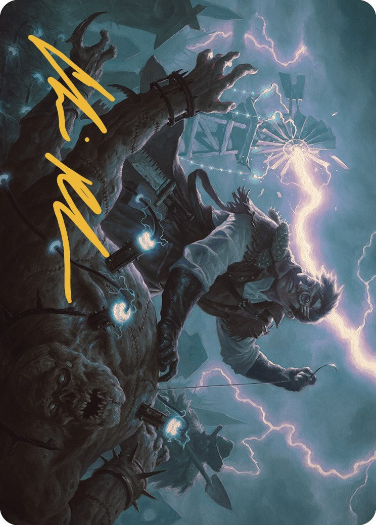 Geralf, the Fleshwright Art Card (Gold-Stamped Signature) [Outlaws of Thunder Junction Art Series] | Exor Games Dartmouth