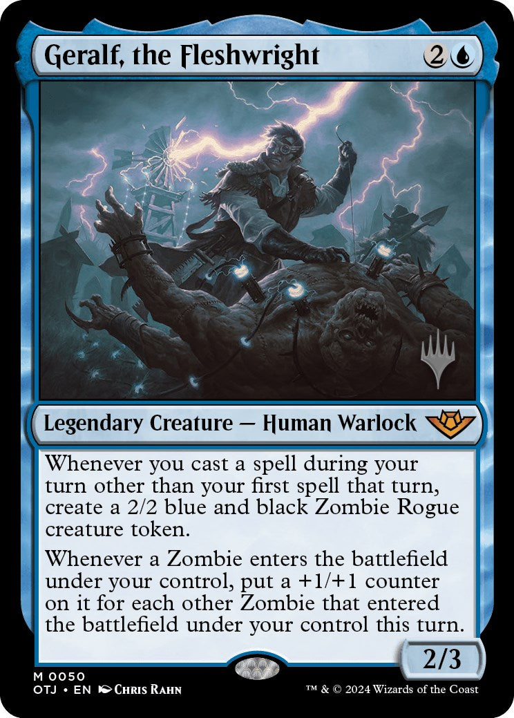 Geralf, the Fleshwright (Promo Pack) [Outlaws of Thunder Junction Promos] | Exor Games Dartmouth