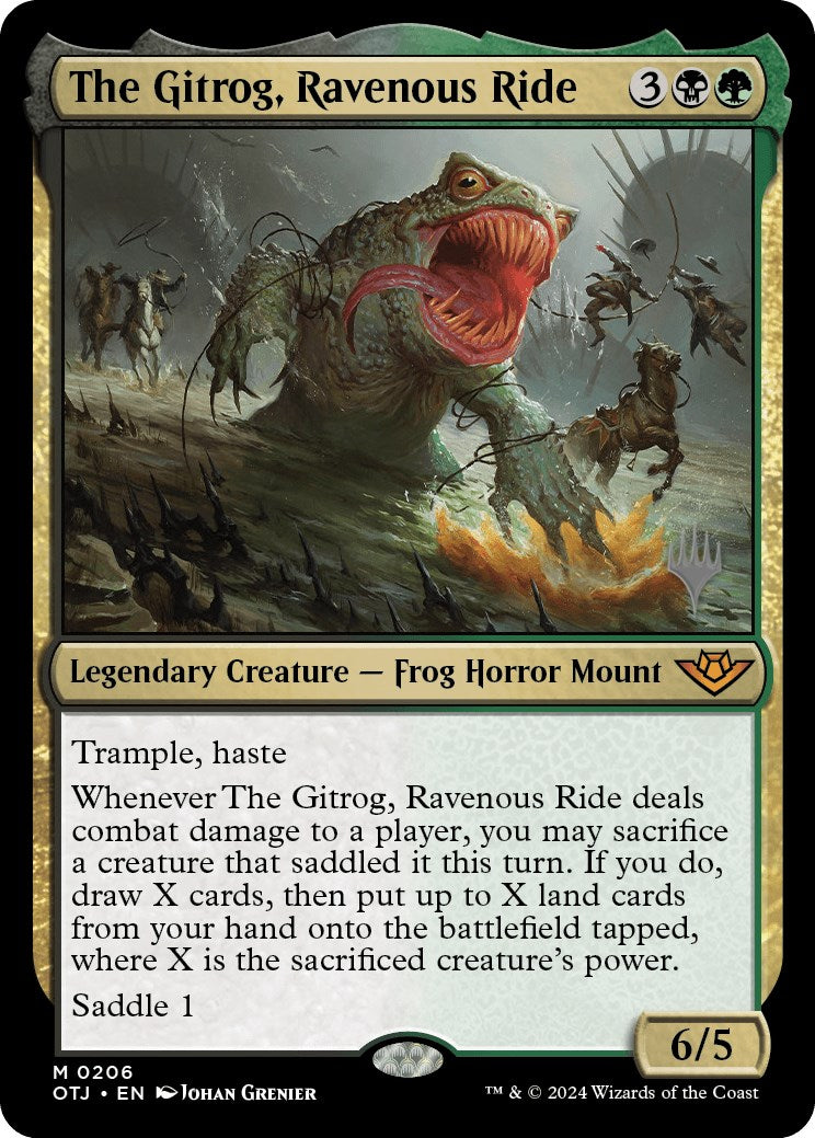 The Gitrog, Ravenous Ride (Promo Pack) [Outlaws of Thunder Junction Promos] | Exor Games Dartmouth