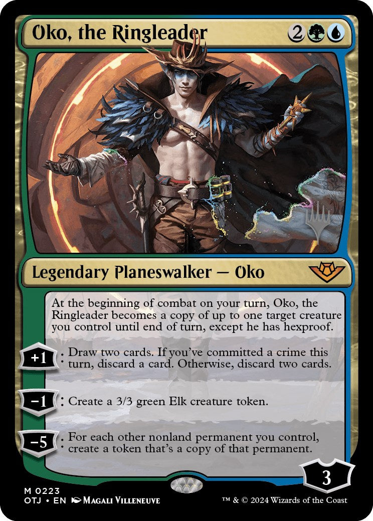 Oko, the Ringleader (Promo Pack) [Outlaws of Thunder Junction Promos] | Exor Games Dartmouth