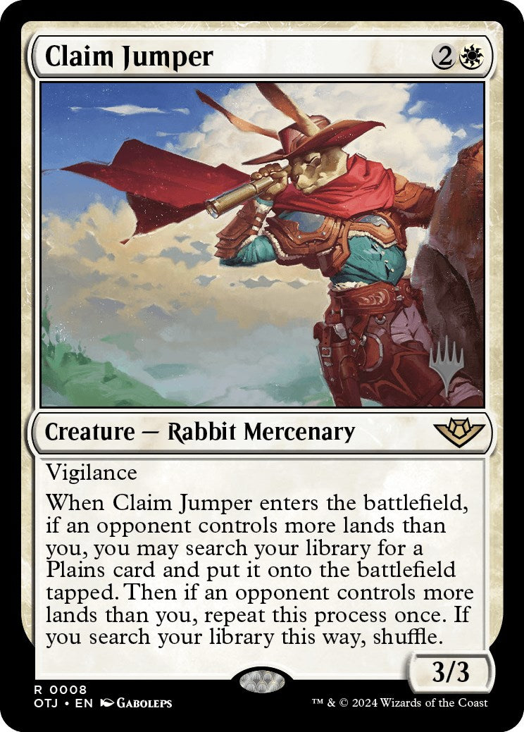 Claim Jumper (Promo Pack) [Outlaws of Thunder Junction Promos] | Exor Games Dartmouth