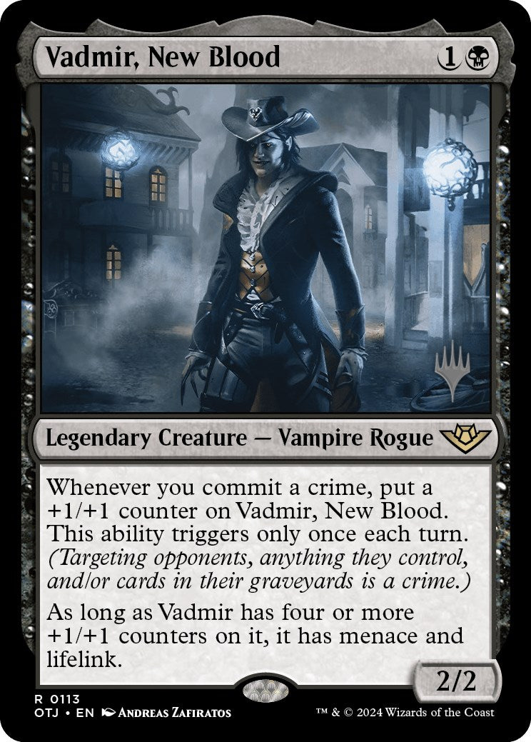 Vadmir, New Blood (Promo Pack) [Outlaws of Thunder Junction Promos] | Exor Games Dartmouth