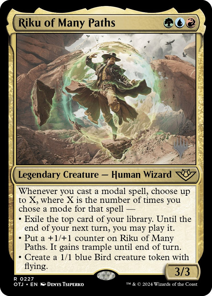 Riku of Many Paths (Promo Pack) [Outlaws of Thunder Junction Promos] | Exor Games Dartmouth