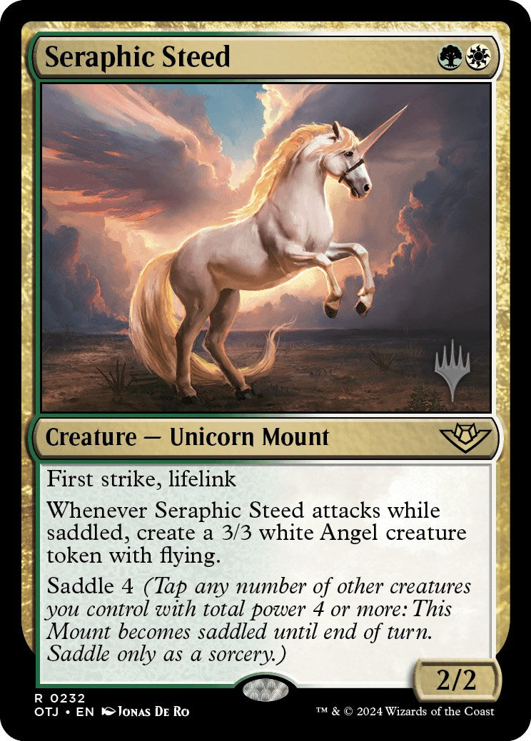 Seraphic Steed (Promo Pack) [Outlaws of Thunder Junction Promos] | Exor Games Dartmouth