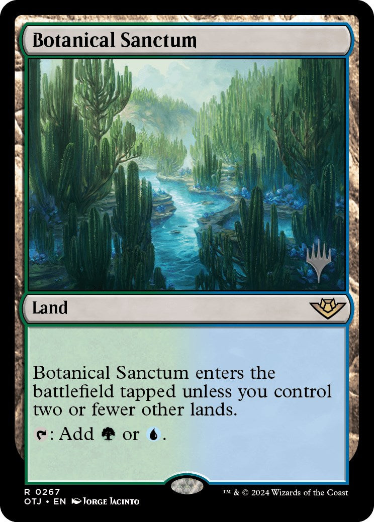 Botanical Sanctum (Promo Pack) [Outlaws of Thunder Junction Promos] | Exor Games Dartmouth