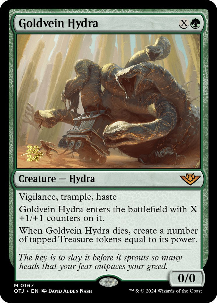 Goldvein Hydra [Outlaws of Thunder Junction Prerelease Promos] | Exor Games Dartmouth