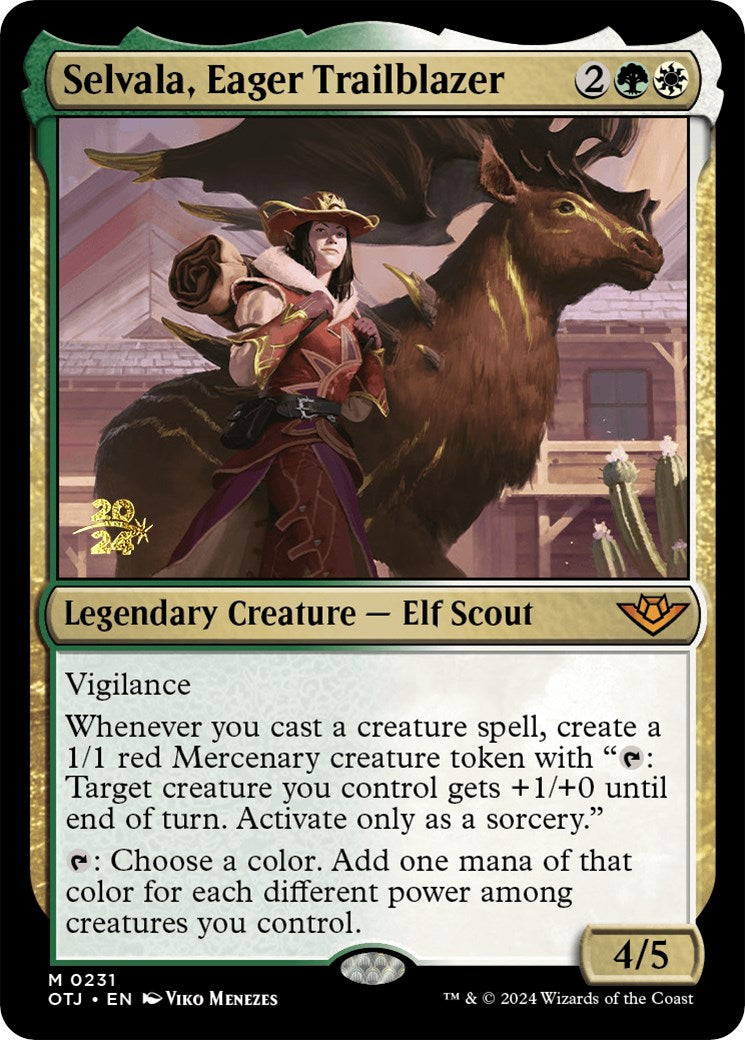 Selvala, Eager Trailblazer [Outlaws of Thunder Junction Prerelease Promos] | Exor Games Dartmouth