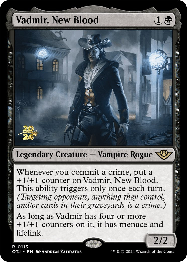 Vadmir, New Blood [Outlaws of Thunder Junction Prerelease Promos] | Exor Games Dartmouth