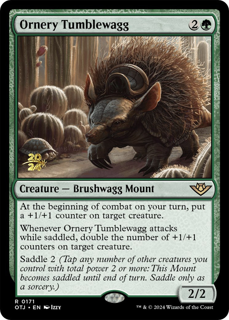 Ornery Tumblewagg [Outlaws of Thunder Junction Prerelease Promos] | Exor Games Dartmouth