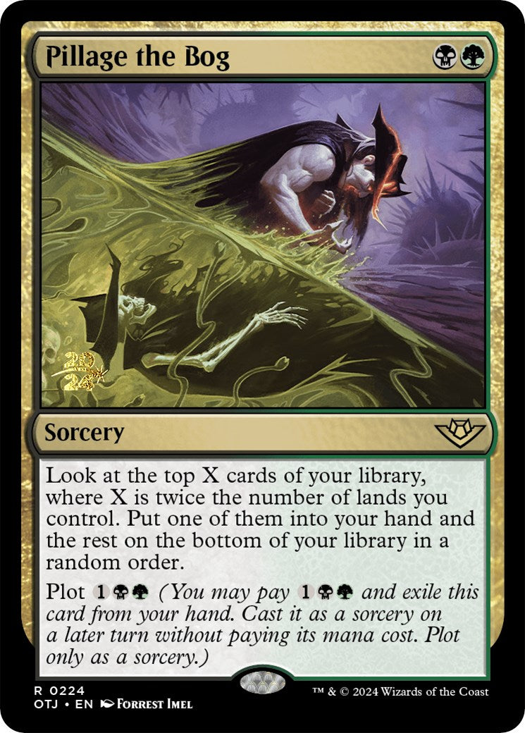 Pillage the Bog [Outlaws of Thunder Junction Prerelease Promos] | Exor Games Dartmouth