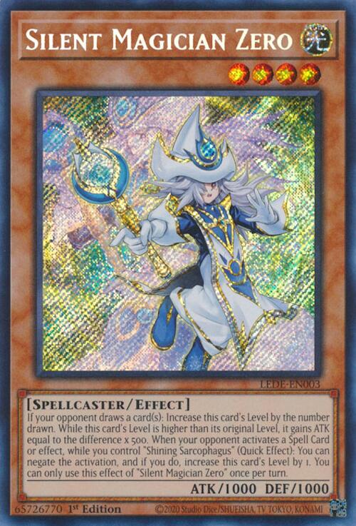 Silent Magician Zero [LEDE-EN003] Secret Rare | Exor Games Dartmouth