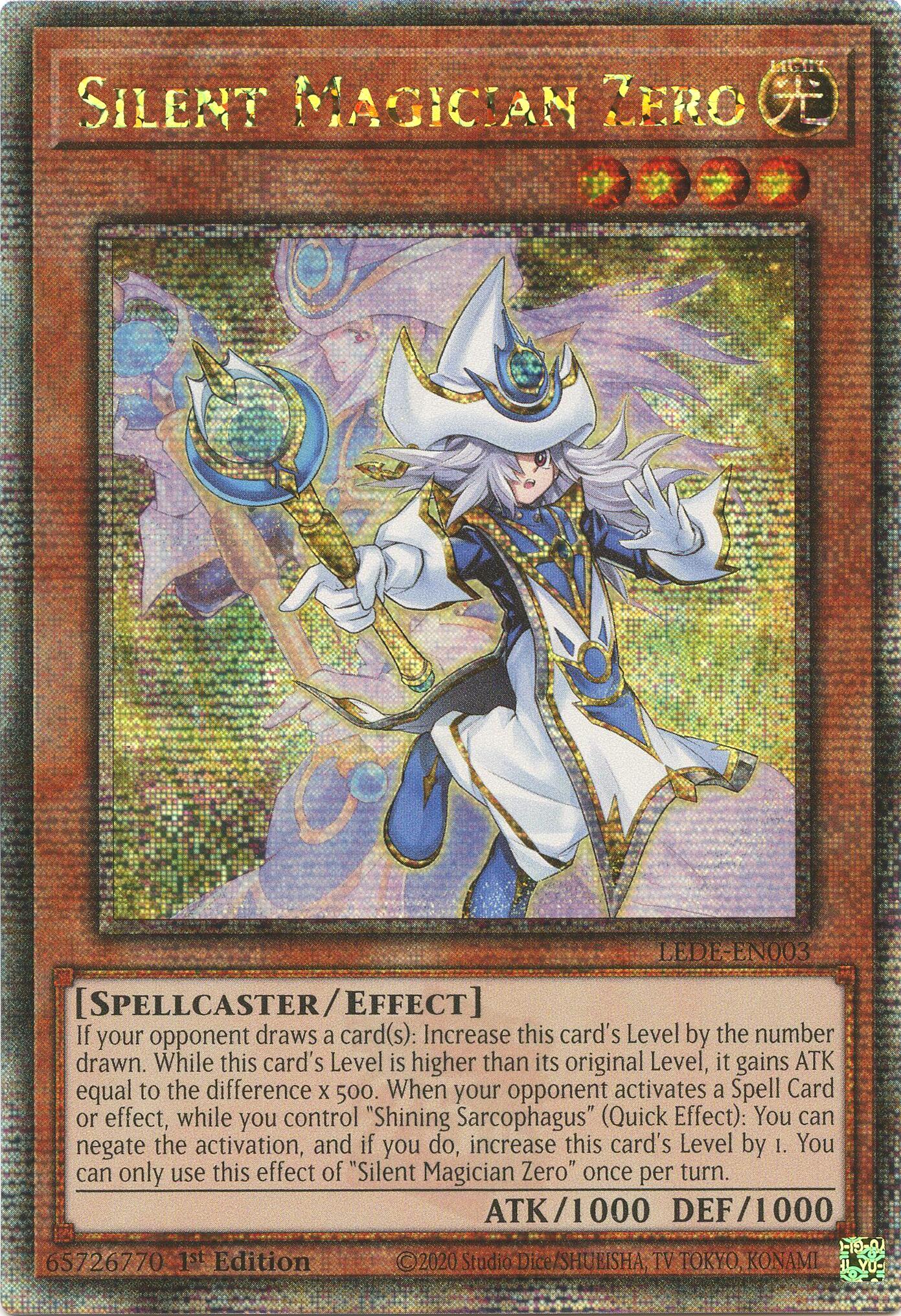 Silent Magician Zero [LEDE-EN003] Quarter Century Secret Rare | Exor Games Dartmouth