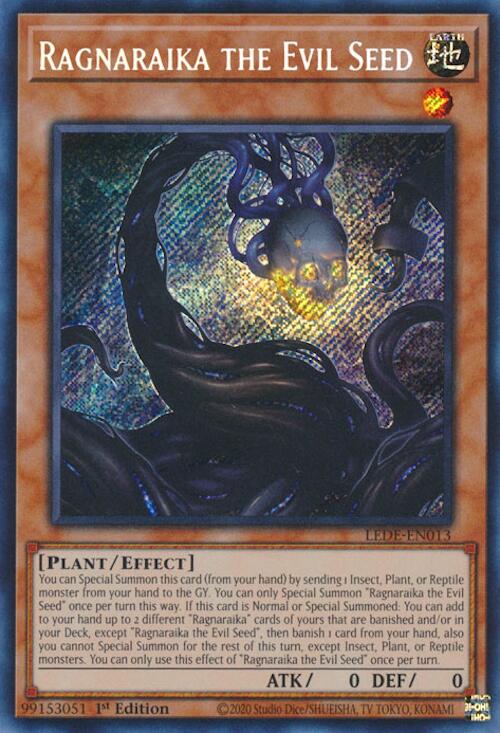 Ragnaraika the Evil Seed [LEDE-EN013] Secret Rare | Exor Games Dartmouth