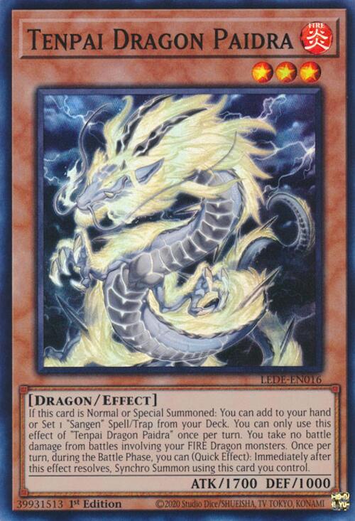 Tenpai Dragon Paidra [LEDE-EN016] Super Rare | Exor Games Dartmouth