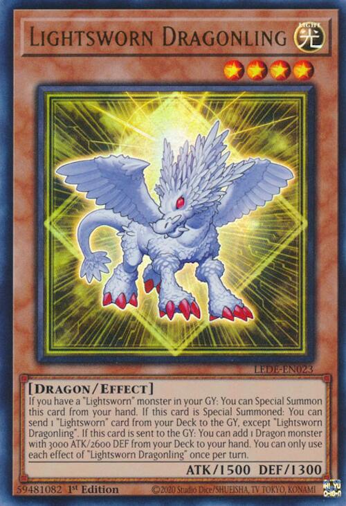Lightsworn Dragonling [LEDE-EN023] Ultra Rare | Exor Games Dartmouth