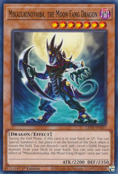 Mikazukinoyaiba, the Moon Fang Dragon [LEDE-EN027] Common | Exor Games Dartmouth