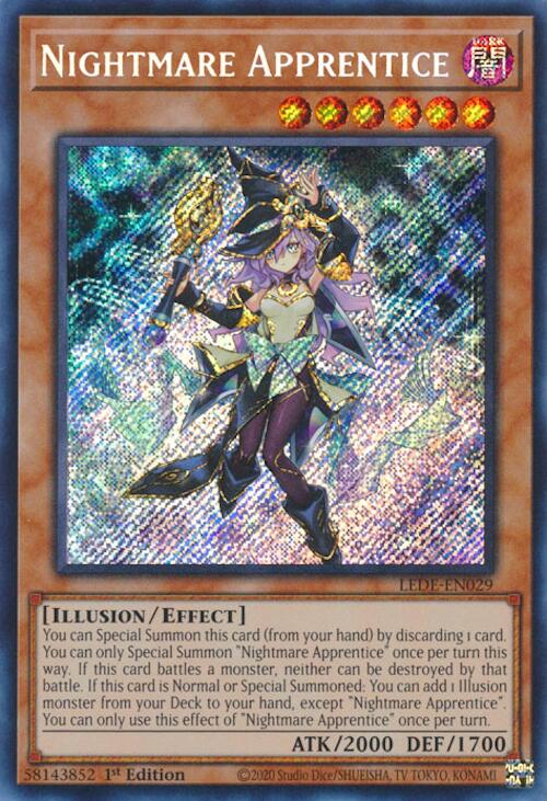 Nightmare Apprentice [LEDE-EN029] Secret Rare | Exor Games Dartmouth