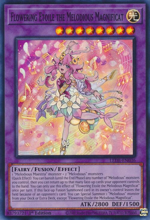 Flowering Etoile the Melodious Magnificat [LEDE-EN036] Super Rare | Exor Games Dartmouth
