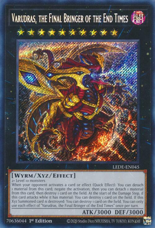 Varudras, the Final Bringer of the End Times [LEDE-EN045] Secret Rare | Exor Games Dartmouth