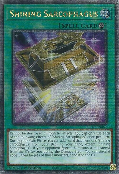 Shining Sarcophagus (Quarter Century Secret Rare) [LEDE-EN051] Quarter Century Secret Rare | Exor Games Dartmouth