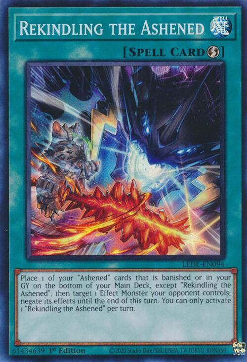 Rekindling the Ashened [LEDE-EN094] Super Rare | Exor Games Dartmouth