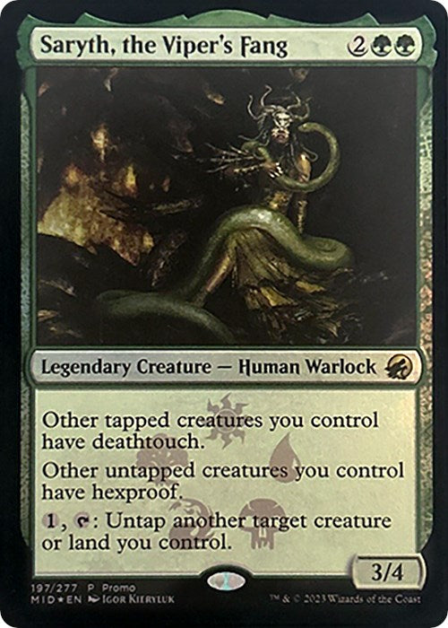 Saryth, the Viper's Fang [Media Promos] | Exor Games Dartmouth