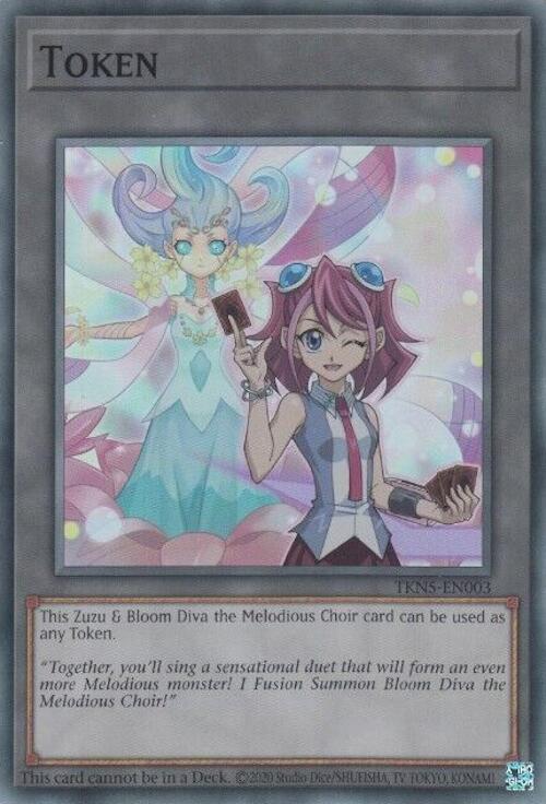 Token: Zuzu and Bloom Diva the Melodious Choir [TKN5-EN003] Super Rare | Exor Games Dartmouth