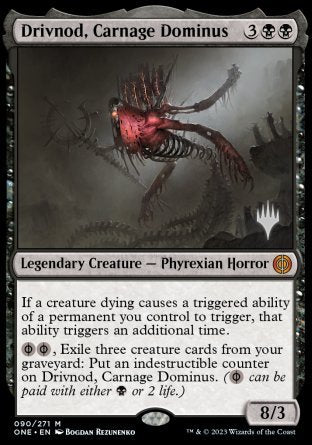 Drivnod, Carnage Dominus (Promo Pack) [Phyrexia: All Will Be One Promos] | Exor Games Dartmouth