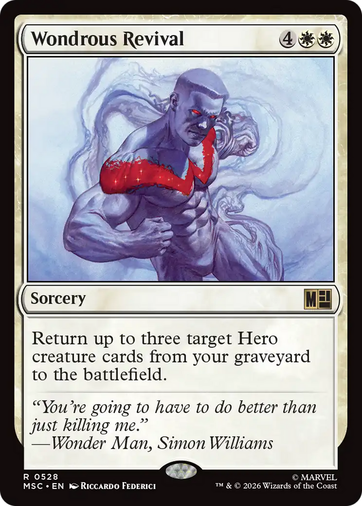Wondrous Revival [Marvel Super Heroes Commander] | Exor Games Dartmouth