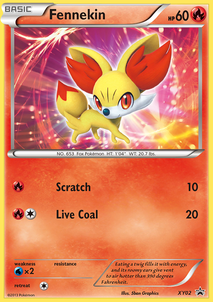 Fennekin (XY02) [XY: Black Star Promos] | Exor Games Dartmouth