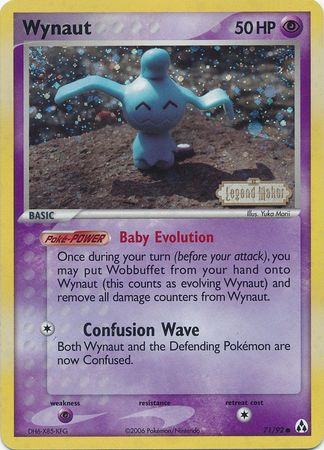 Wynaut (71/92) (Stamped) [EX: Legend Maker] | Exor Games Dartmouth