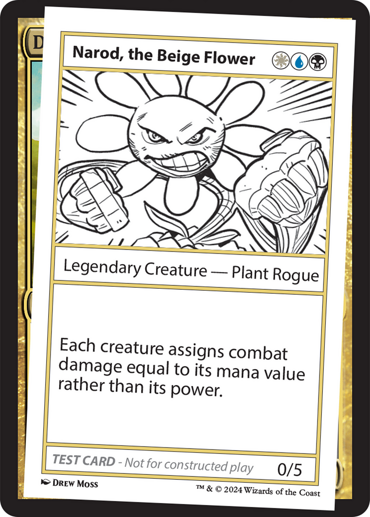 Narod, the Beige Flower [Mystery Booster 2 Playtest Cards] | Exor Games Dartmouth
