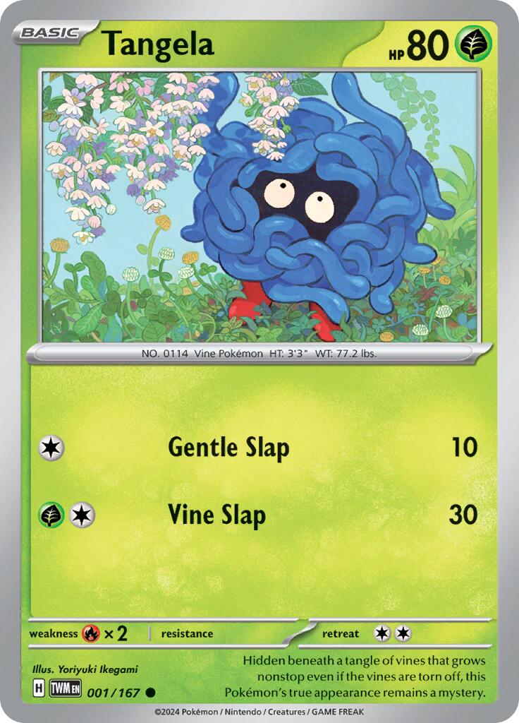 Tangela (001/167) [Scarlet & Violet: Twilight Masquerade] | Exor Games Dartmouth